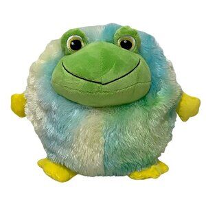Dan Dee Collectors Choice Fuzzy Stuffed Animal Bird Frog Smiling Anthropomorphic